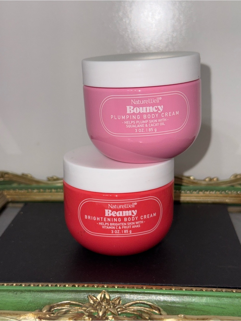 NatureWell Bouncy & Beamy Body Cream Duo